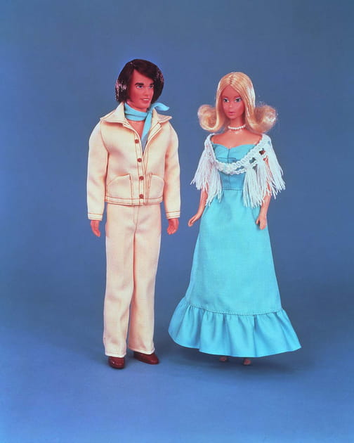 Ken et Barbie dans les ann&eacute;es 70