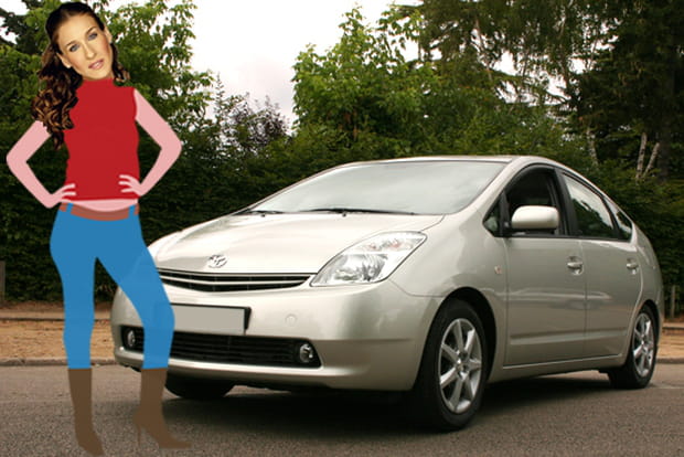 Sarah Jessica Parker en Toyota Prius