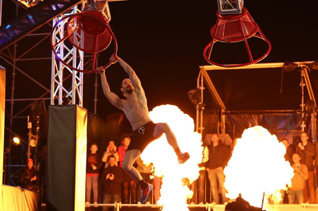 Les flammes de Ninja Warrior