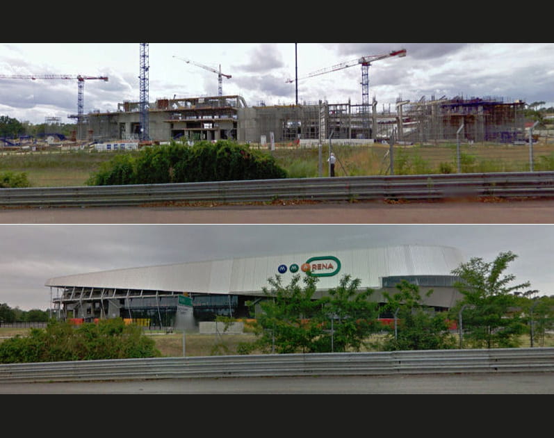 Construction du MMArena du Mans