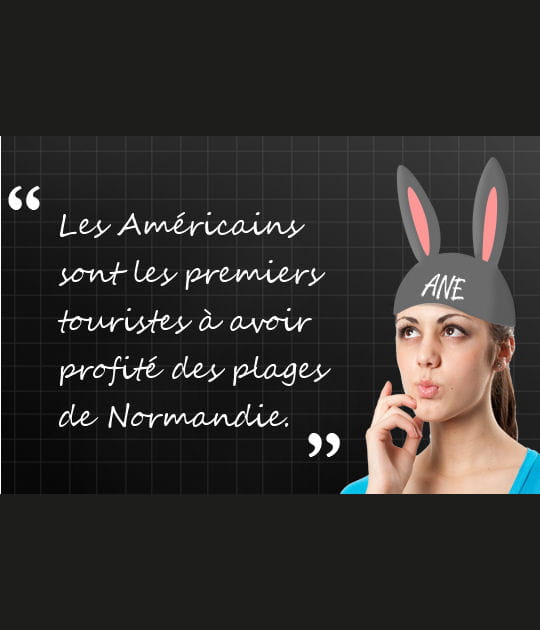 Touristes en Normandie