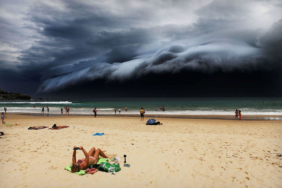 La temp&ecirc;te face &agrave; Bondi Beach