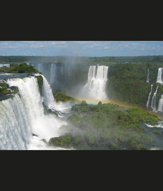Les chutes d'Igua&ccedil;u comme d&eacute;cor