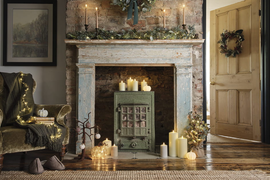 Une ambiance cosy au coin du feu pour No&euml;l
