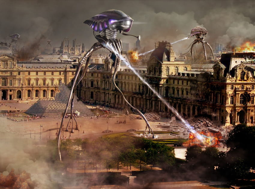 Tripodes au Louvre