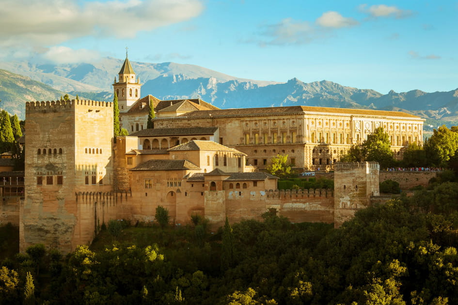 Le palais de l'Alhambra en Espagne