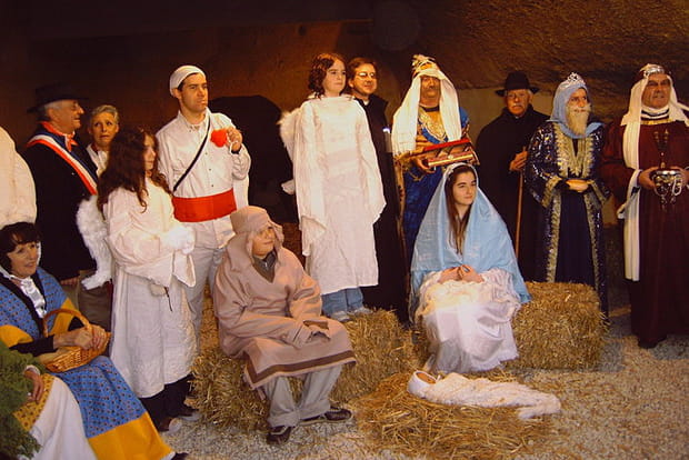 Une crèche vivante en Provence