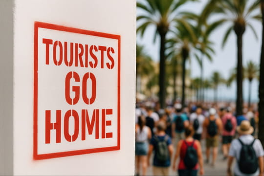 Pour protester contre le surtourisme, les habitants de cette ville aspergent d'eau les touristes