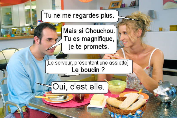 Le boudin au restaurant