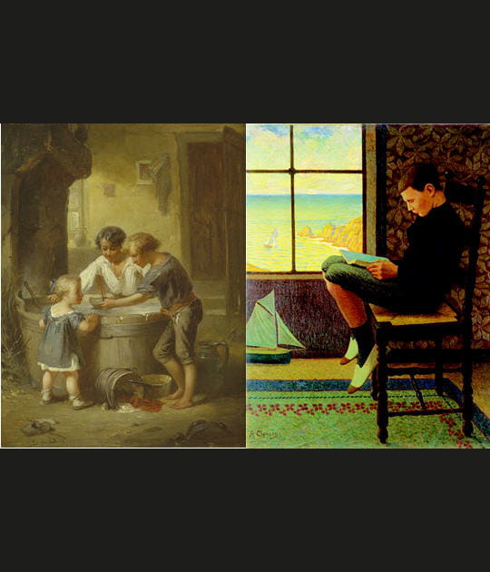 Des oeuvres de peintres