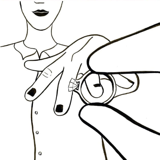 Se tromper de taille pour la bague de fian&ccedil;ailles