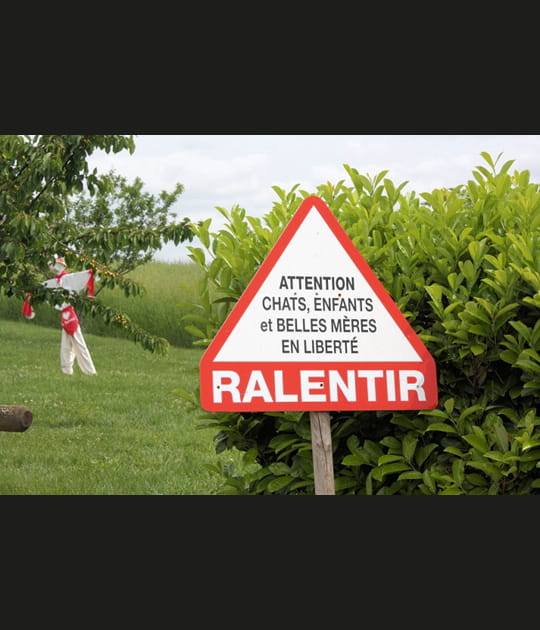 Un panneau charmant