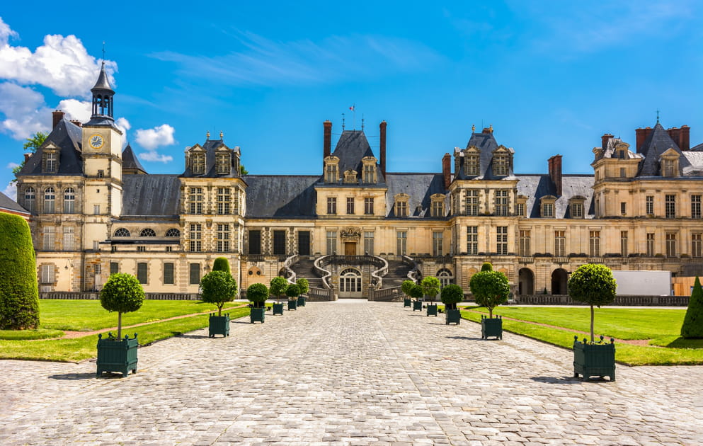 Le ch&acirc;teau de Fontainebleau