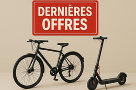 Black Friday v&eacute;los et trottinettes &eacute;lectriques&nbsp;: ce n'est pas totalement fini&nbsp;! Des dern&egrave;res offres toujours disponibles