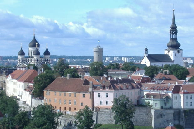 Vue sur les toits de Tallinn