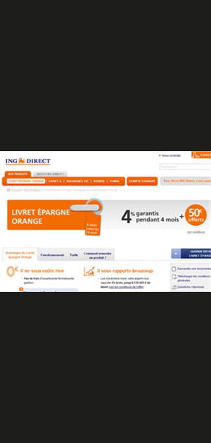 ING Direct : une &eacute;pargne &agrave; 4 %