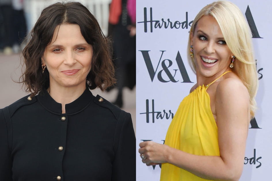 Juliette Binoche et Kylie Minogue
