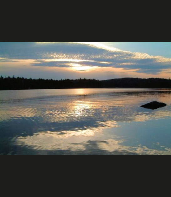 Nuages et reflets