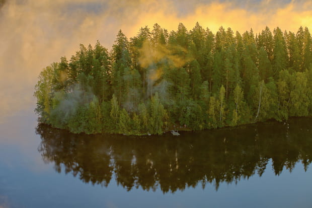 Les mille lacs de Finlande