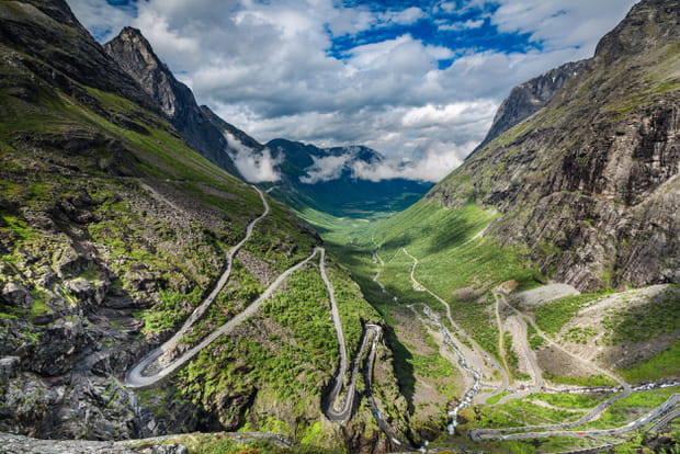 La route des Trolls, en Norvège