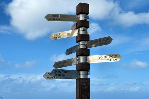 Cap de Bonne Espérance - Paris : 9 294 km !