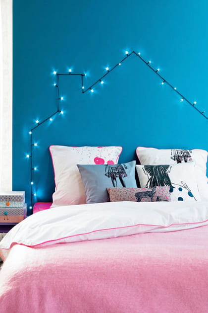 Une t&ecirc;te de lit lumineuse