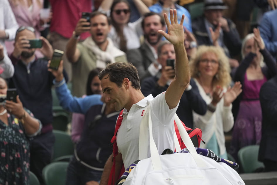 30&nbsp;photos qui montrent que Roger Federer &eacute;tait un immense champion&nbsp;: Adieu &agrave; Wimbledon en 2021