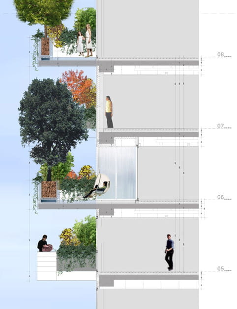 Deux tours de logements