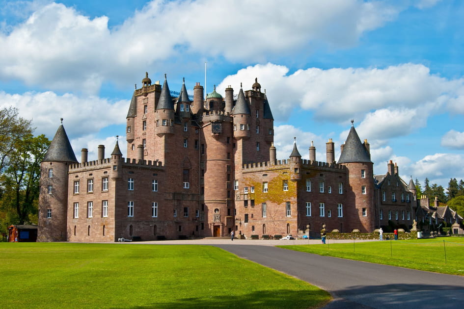 Le ch&acirc;teau de Glamis, en Ecosse