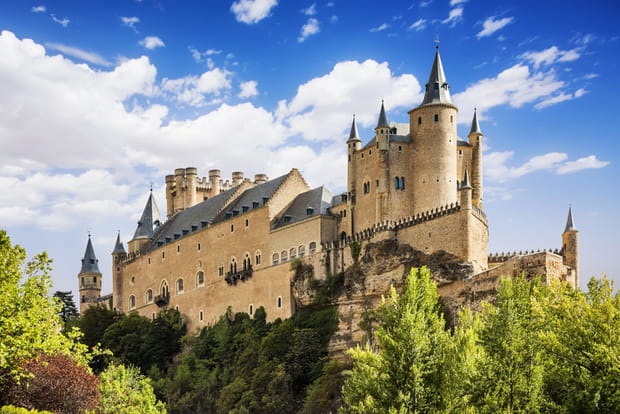 Le château de Ségovie en Espagne