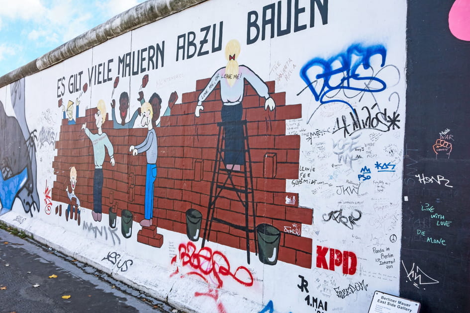 Partir sur les traces du Mur, le long de l'East Side Gallery