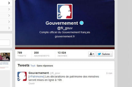 twitter gouv