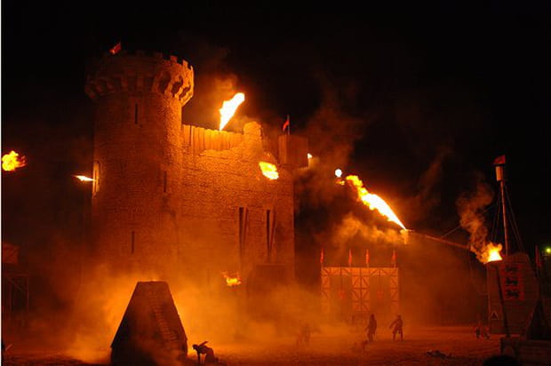 Donjon en feu