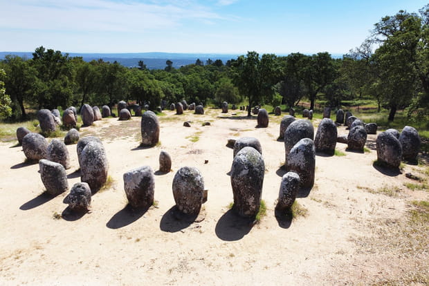 Le Cromlech des Almendres, le Stonehenge du Portugal