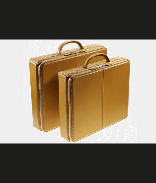 Valises en cuir ultra l&eacute;g&egrave;res