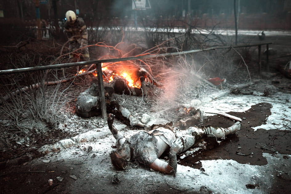 1&nbsp;an de la guerre en Ukraine&nbsp;: la tour de t&eacute;l&eacute;vision &agrave; Kiev bombard&eacute;e par la Russie