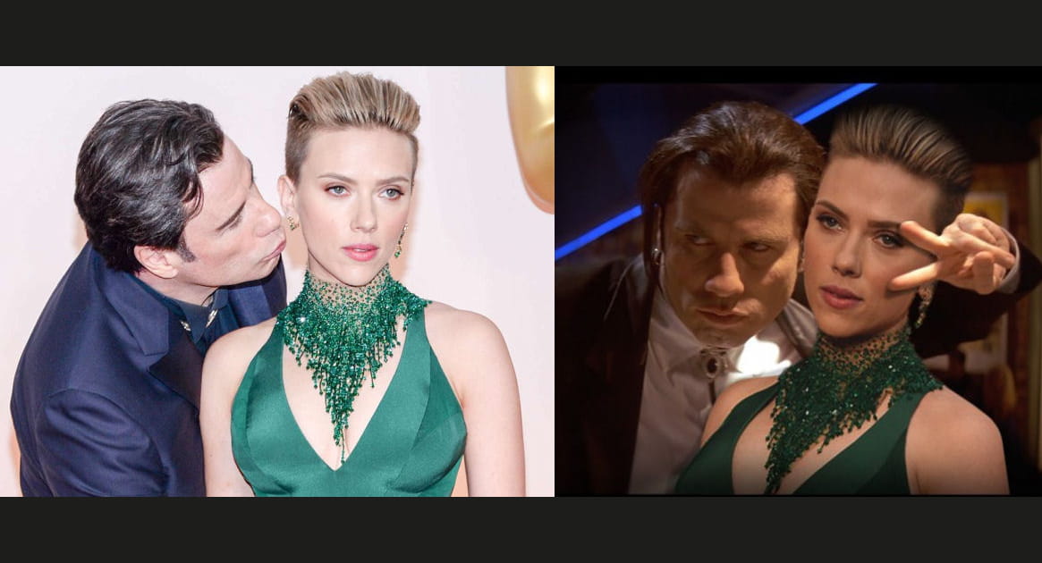 John Travolta et son baiser vol&eacute;