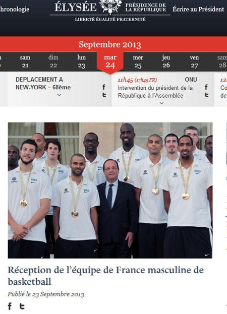 franã§ois hollande basketteurs