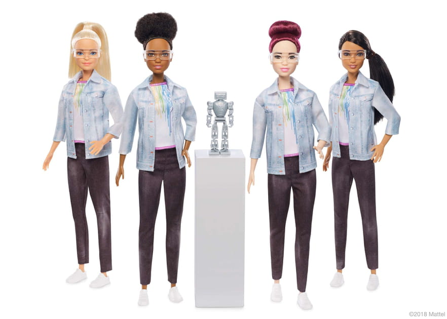 Des Barbies ing&eacute;nieures en robotique