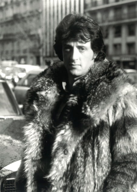 Sylvester Stallone au look fourrure