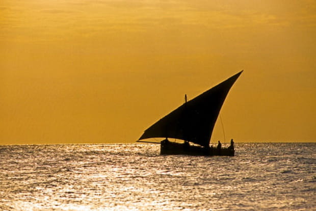 Crépuscule à Zanzibar