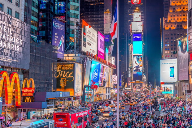 Times Square : portrait d'un quartier hyperactif