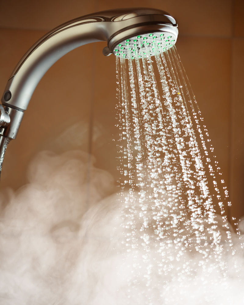 Prendre des douches moins chaudes