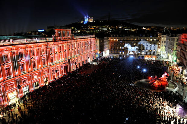 Vue générale de la place des Terreaux
