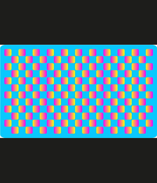 Ondulations de carr&eacute;s