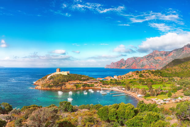 La baie de Girolata, à contempler l'hiver en Corse
