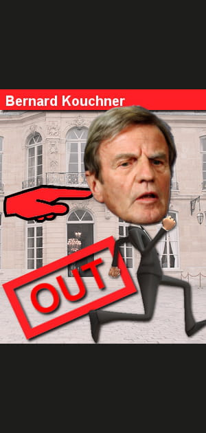Bernard Kouchner, d&eacute;missionn&eacute; comme pr&eacute;vu