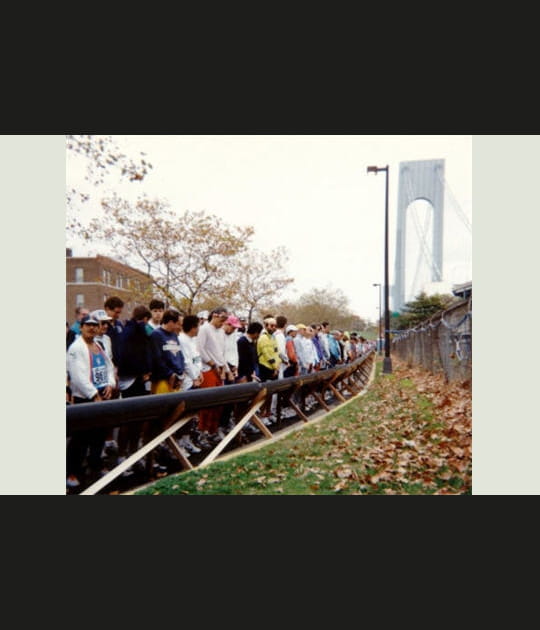 Le marathon de New York... avant le d&eacute;part