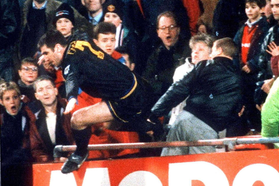 Le coup de kung-fu d'Eric Cantona