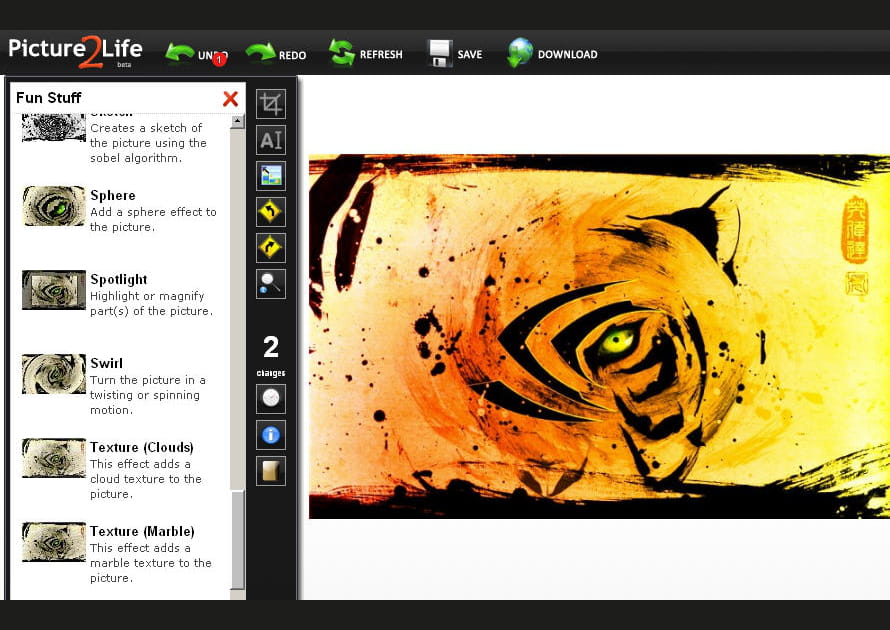 Appliquer des effets en un clic